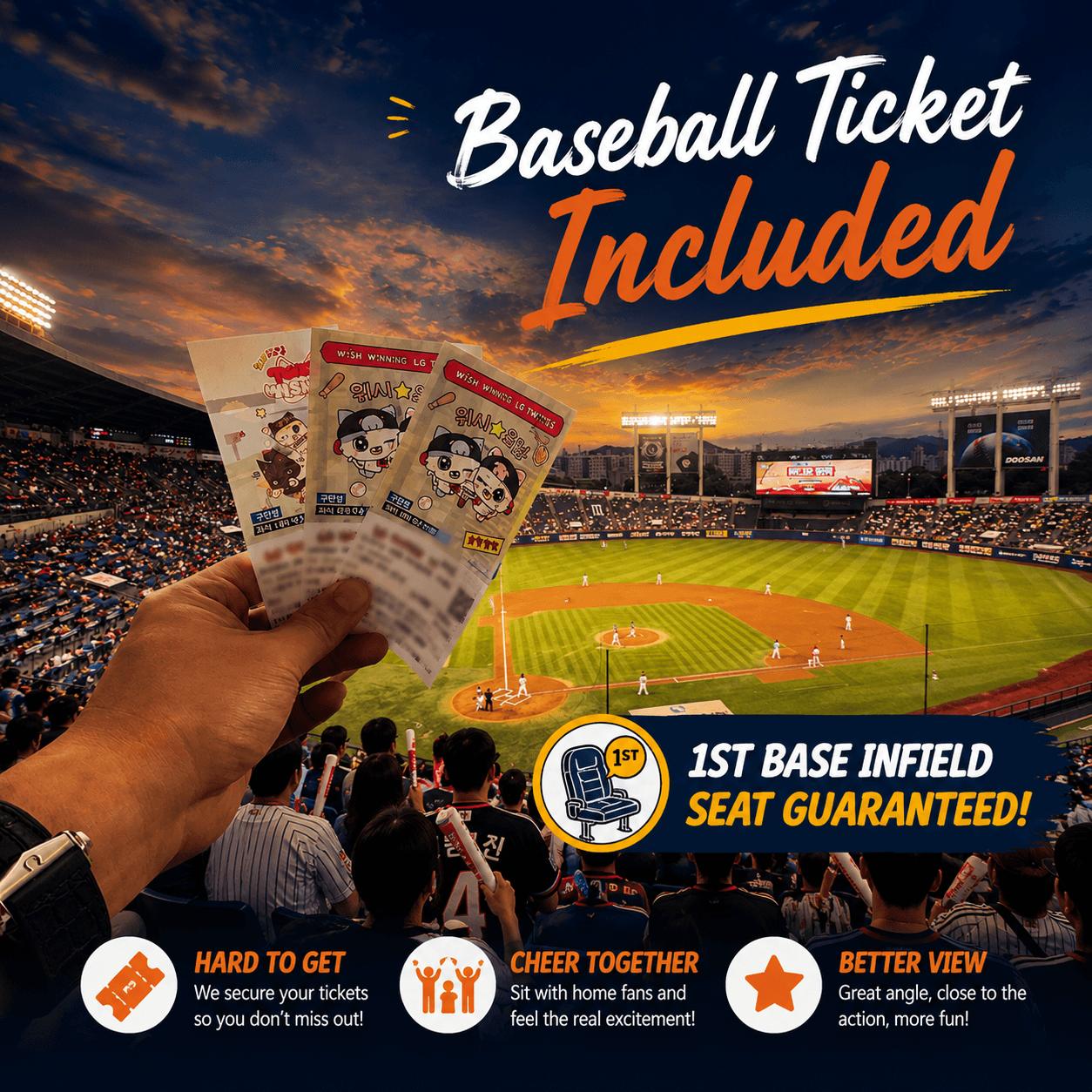 Korean Baseball Tour at Jamsil Stadium - 4
