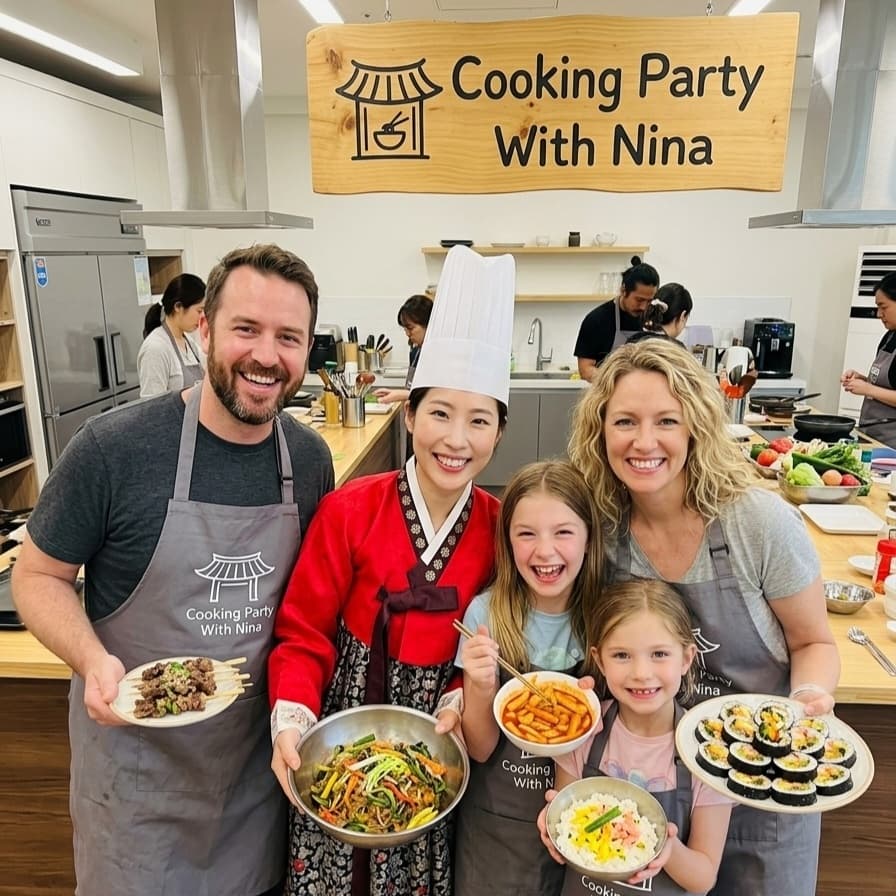 Flavor Feast: 4 Course K-Cooking Party with Nina🎉